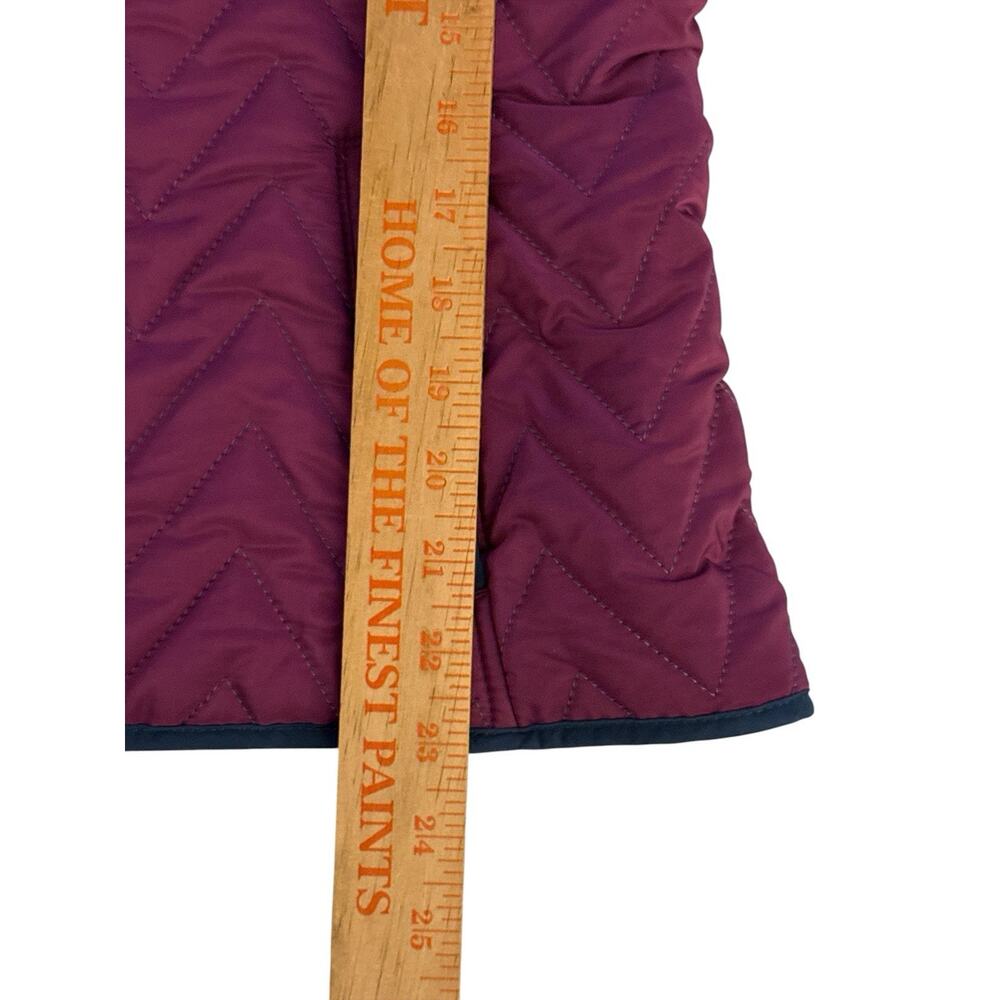 Ariat Ashley AriatTek Insulated Vest Womens Small Berry Purple Chevron Quilted - Picture 13 of 13